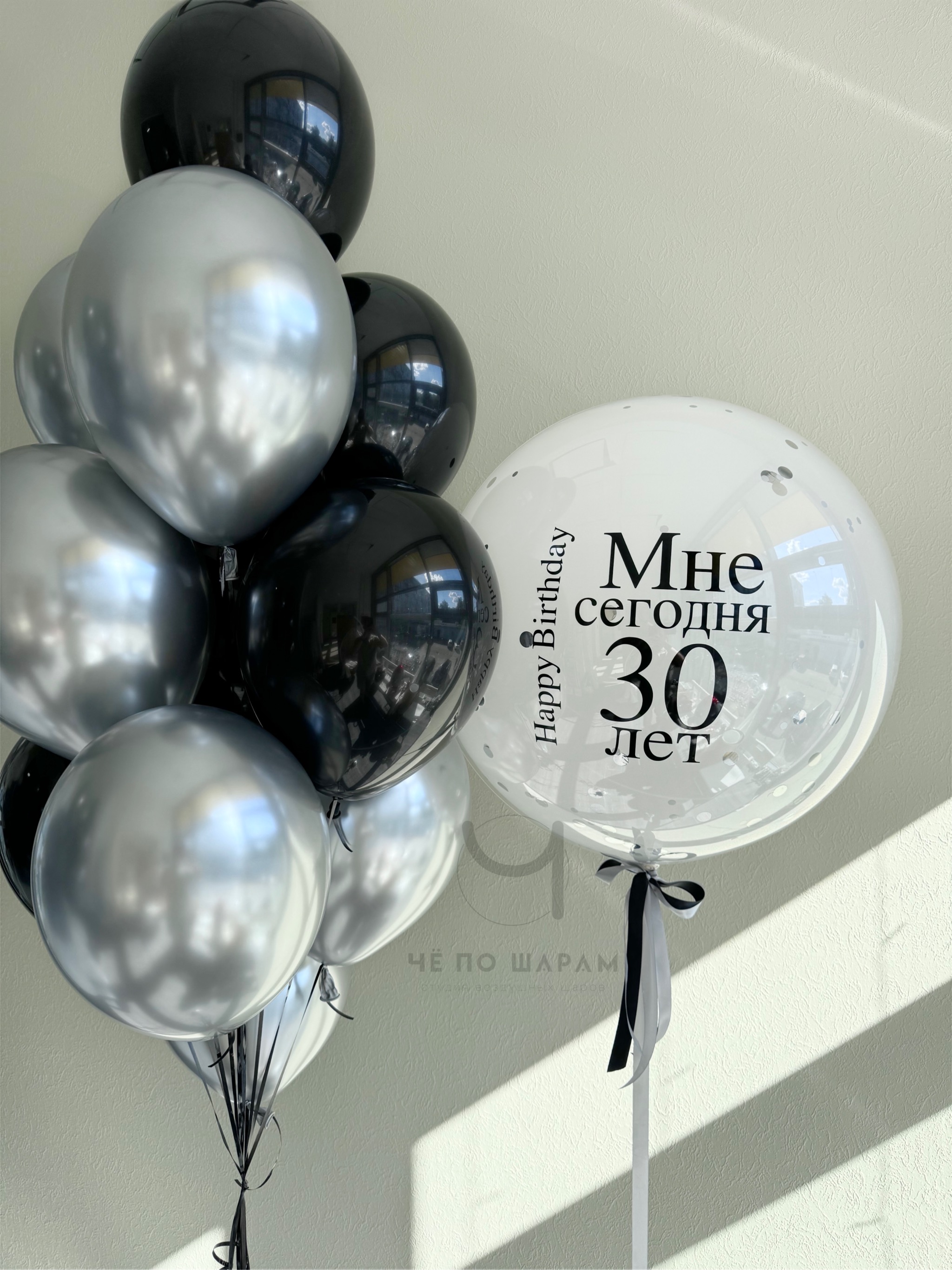 Шары для мужчины на 30 лет фото 3