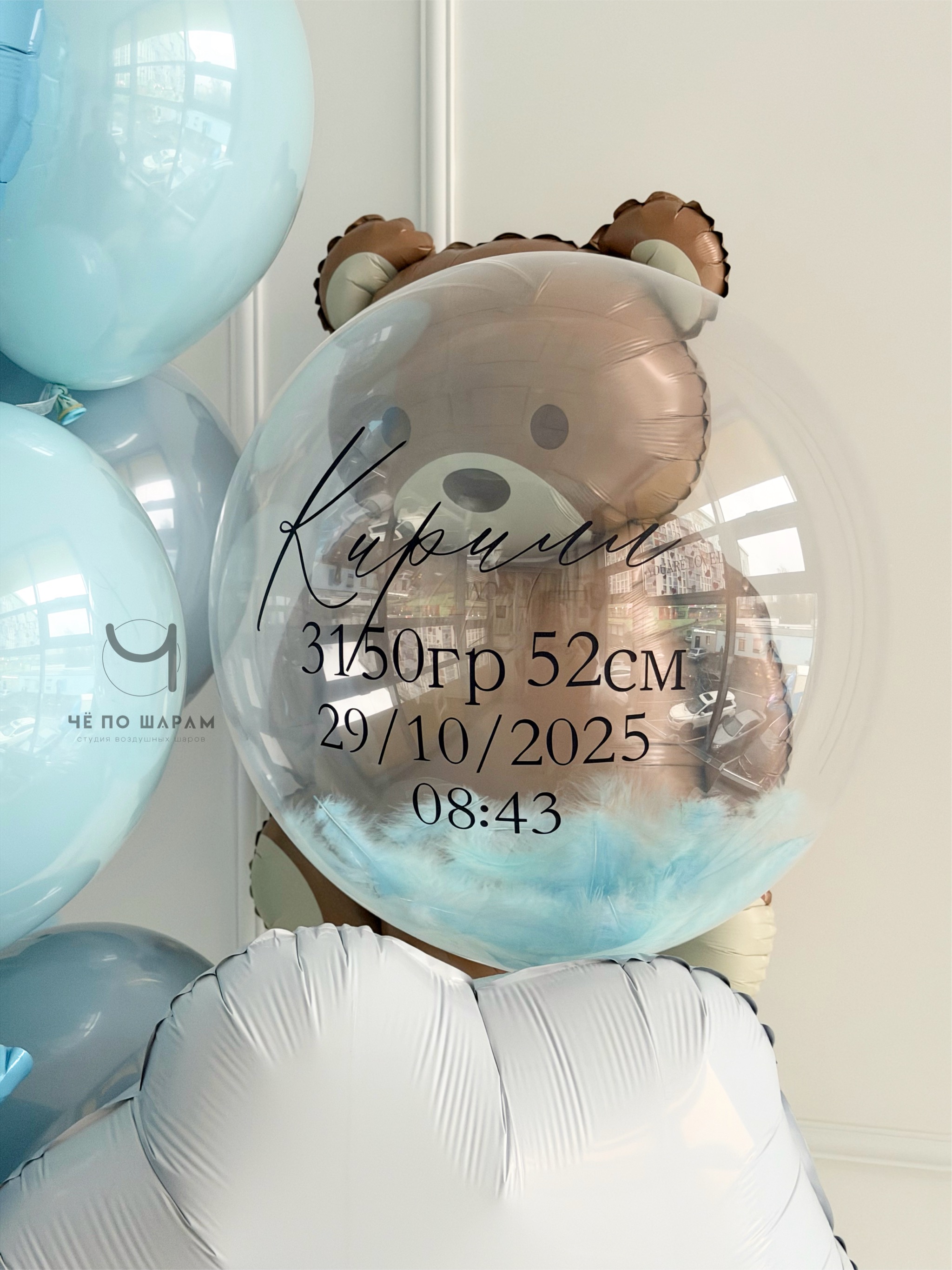 Воздушные шары на выписку мальчика фото 5