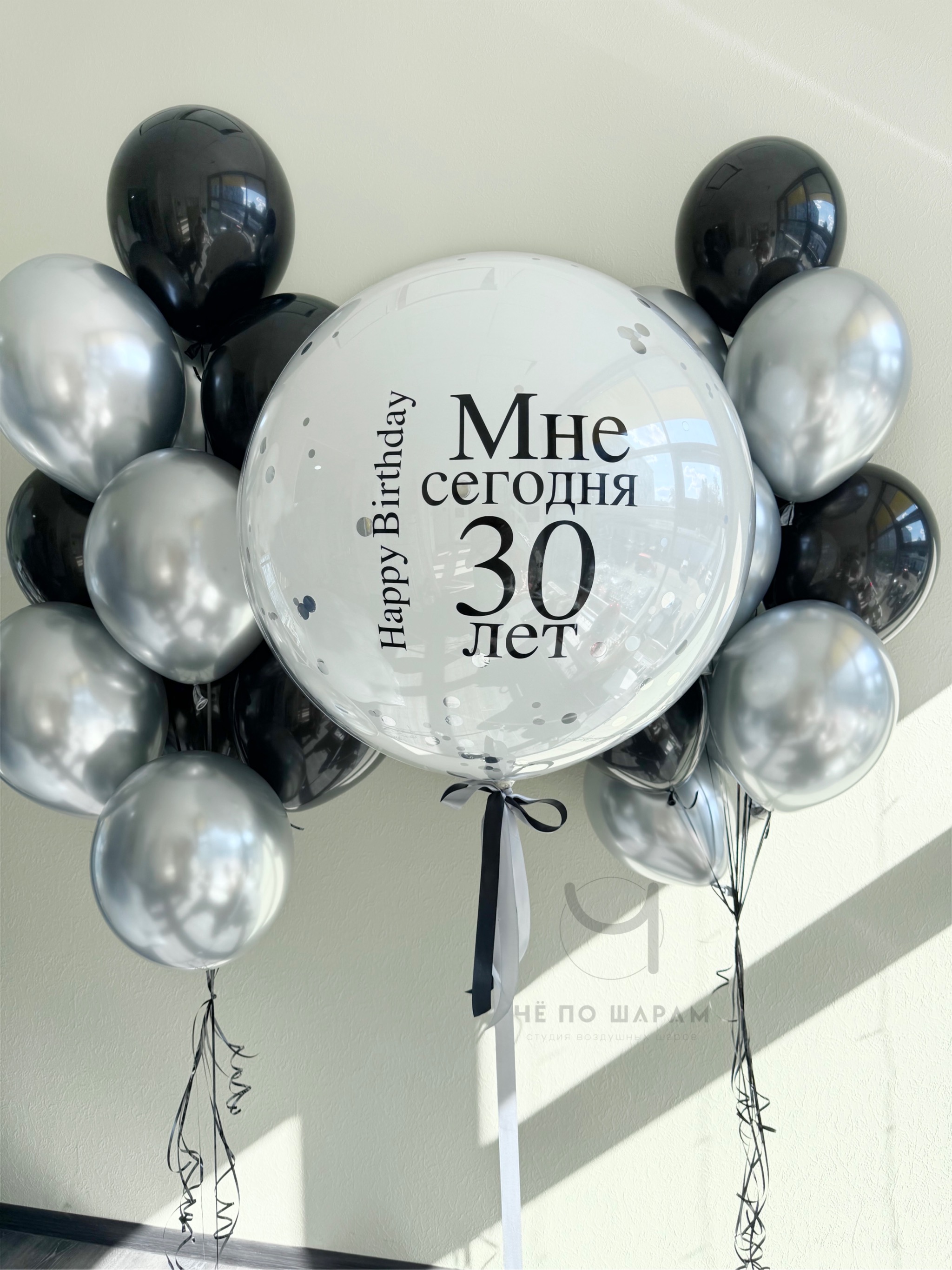 Шары для мужчины на 30 лет